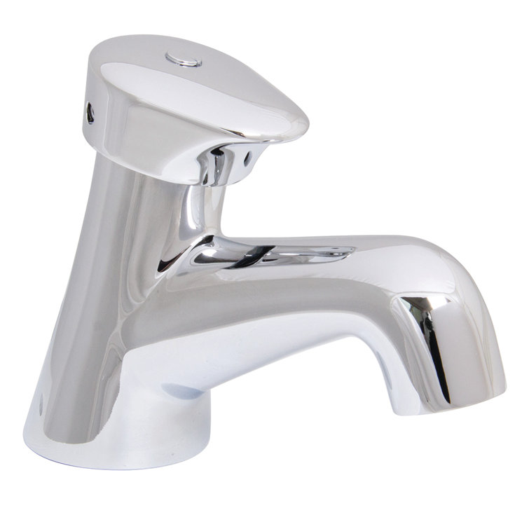 Polished Chrome Easy-Push ADA Compliant Single Handle Faucet