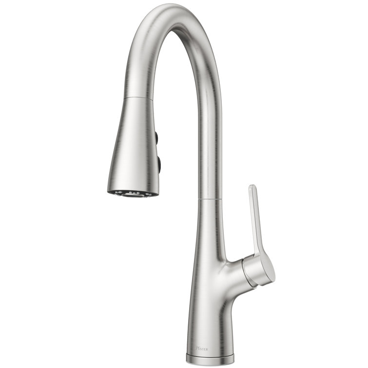 Neera Stainless Steel Pull Down Single Handle Kitchen Faucet