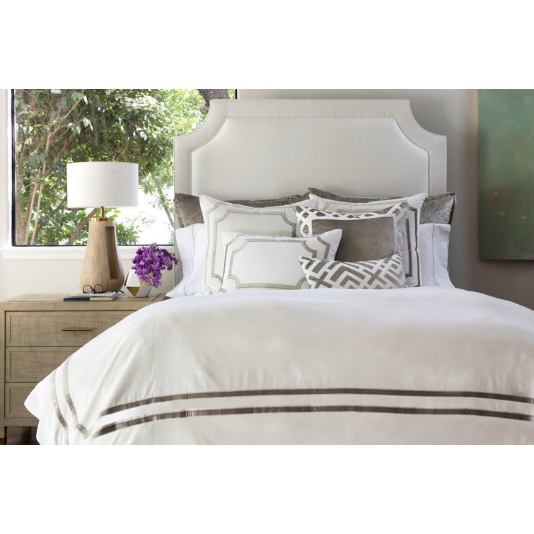 Ivory and Fawn Velvet Queen Duvet Cover