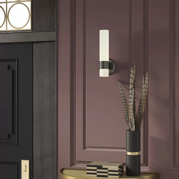 Bronze and Brass 13" LED Wall Sconce