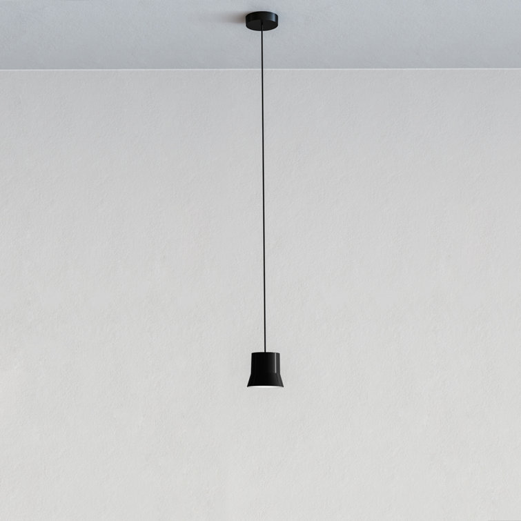 Gi LED Black Aluminum Bell Pendant for Indoor/Outdoor
