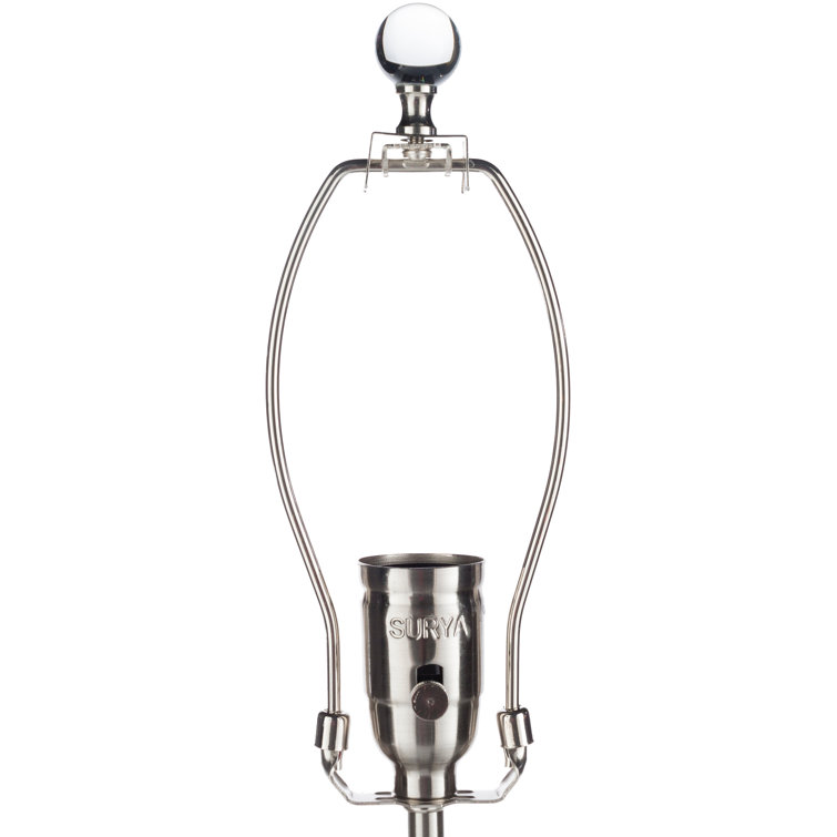 White Driftwood Table Lamp with Rectangular Shade