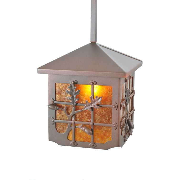 Black Globe Indoor/Outdoor LED Glass Pendant Light