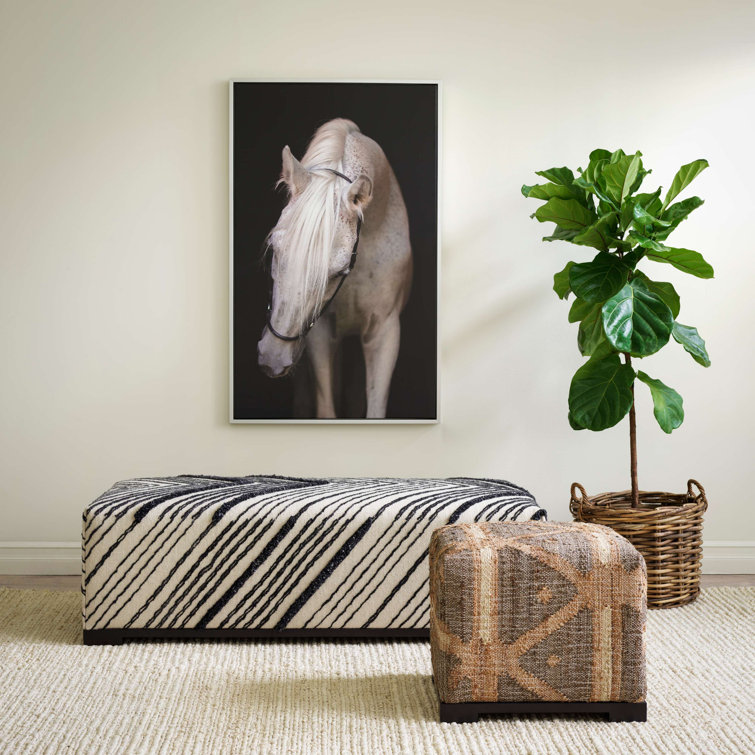 Handmade Braided Cotton Blend Reversible Rug, 2' x 3', Natural