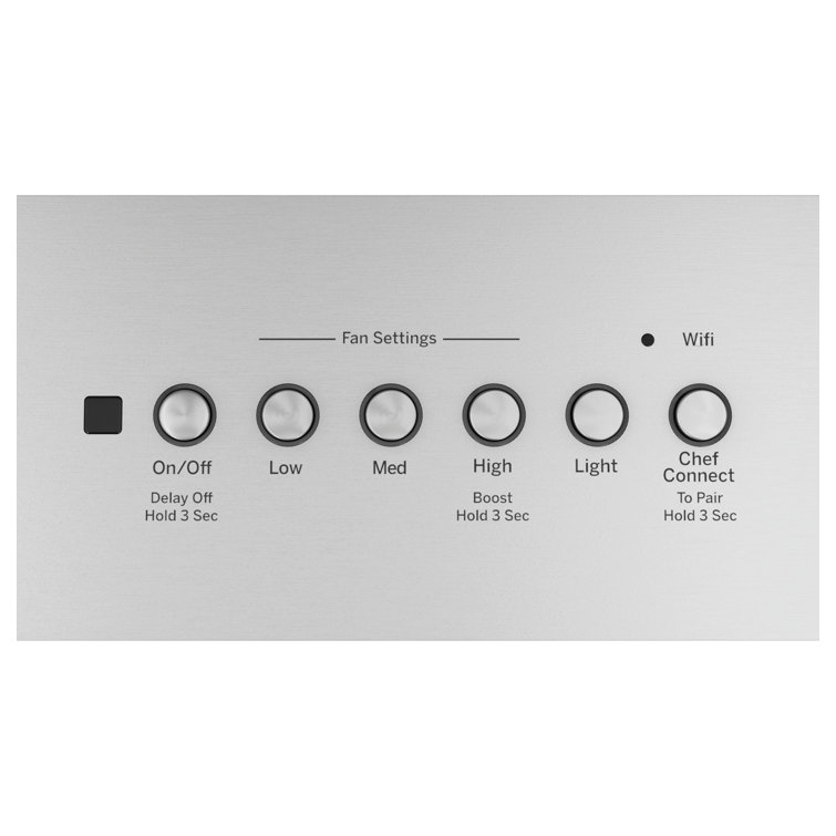 30" Stainless Steel Smart Convertible Insert Range Hood with LED Lighting