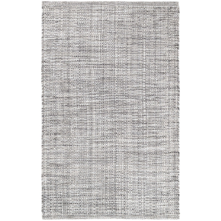 Handmade Gray Flat Woven Reversible 10' x 14' Area Rug