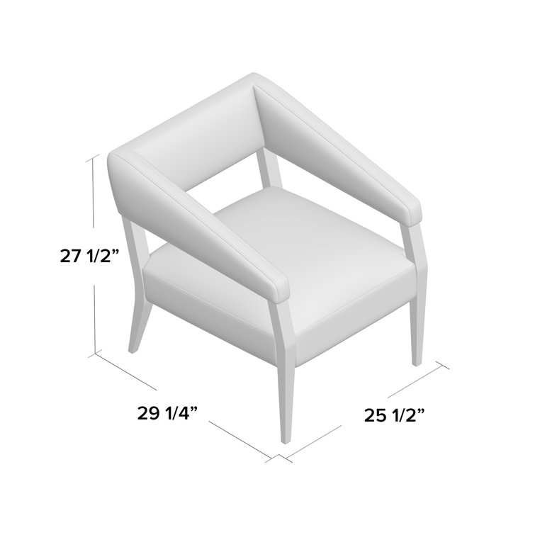Surrey Olive Deep Seat Wood Accent Chair