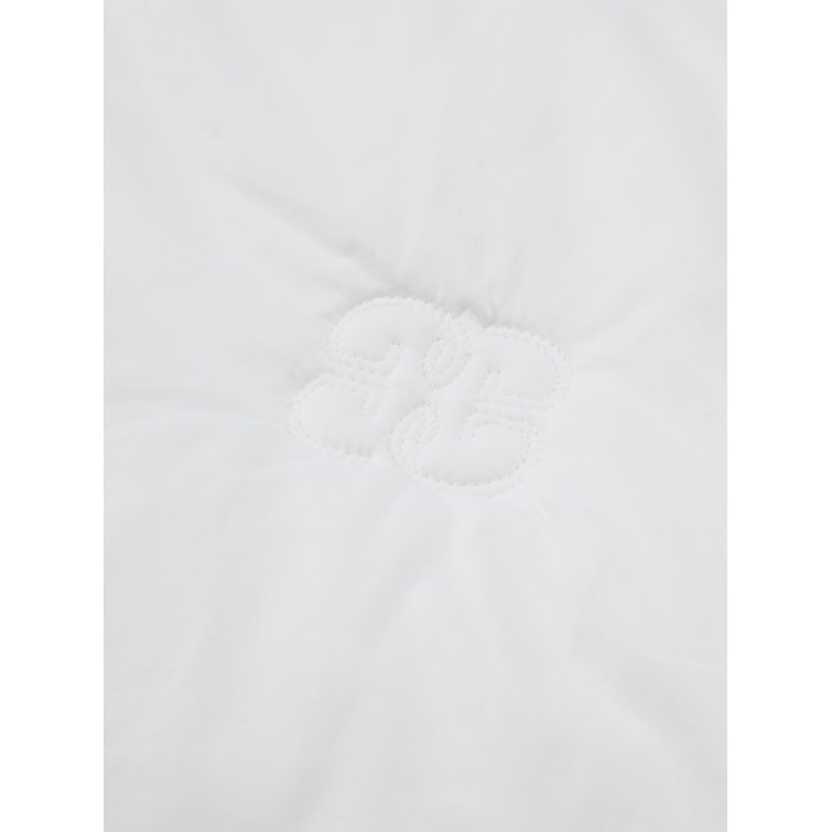 King Size White Cotton Comforter with Silk Filling
