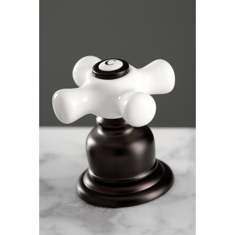 Oil Rubbed Bronze Victorian Widespread Bathroom Faucet