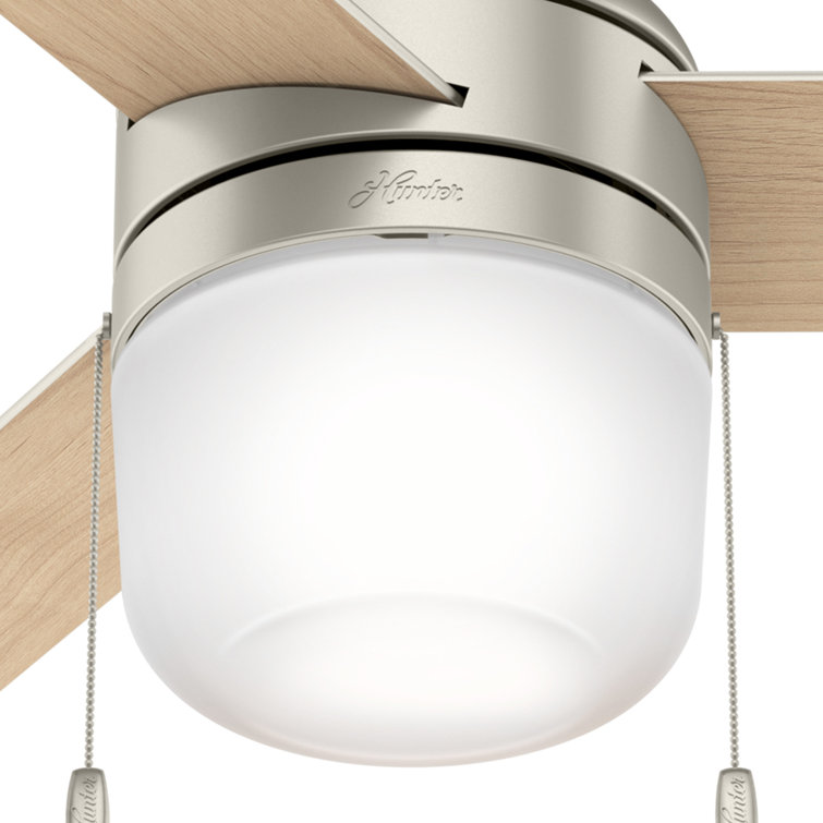 42" Matte Nickel LED Ceiling Fan with Reversible Blades