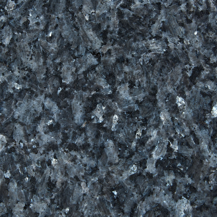 49'' Blue Pearl Granite Single Bathroom Vanity Top with White Sink