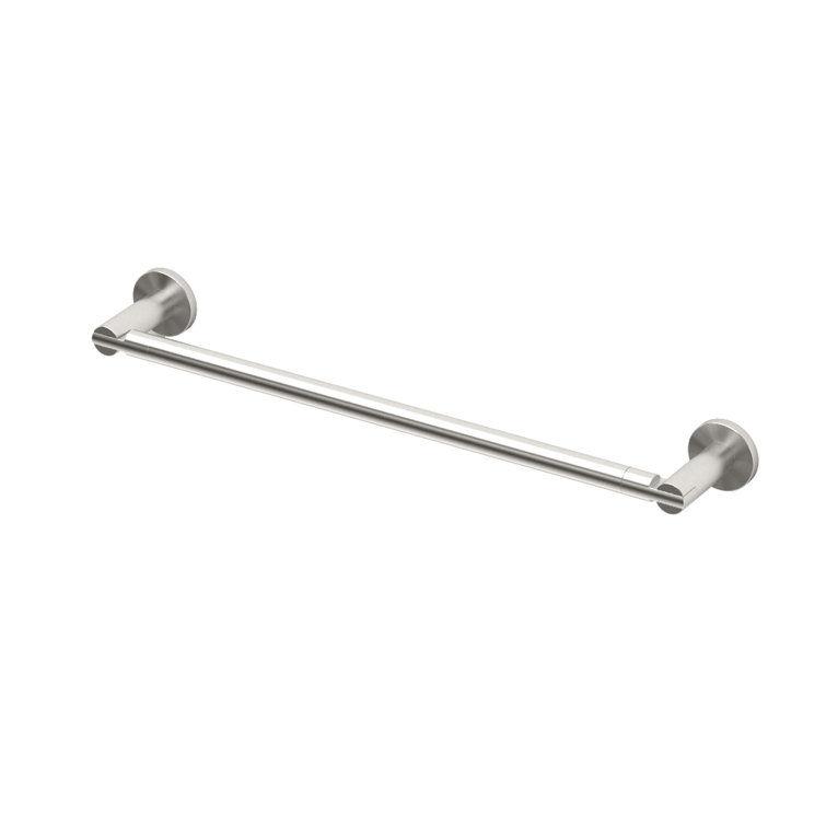 Channel 18" Satin Nickel Wall Mounted Towel Bar