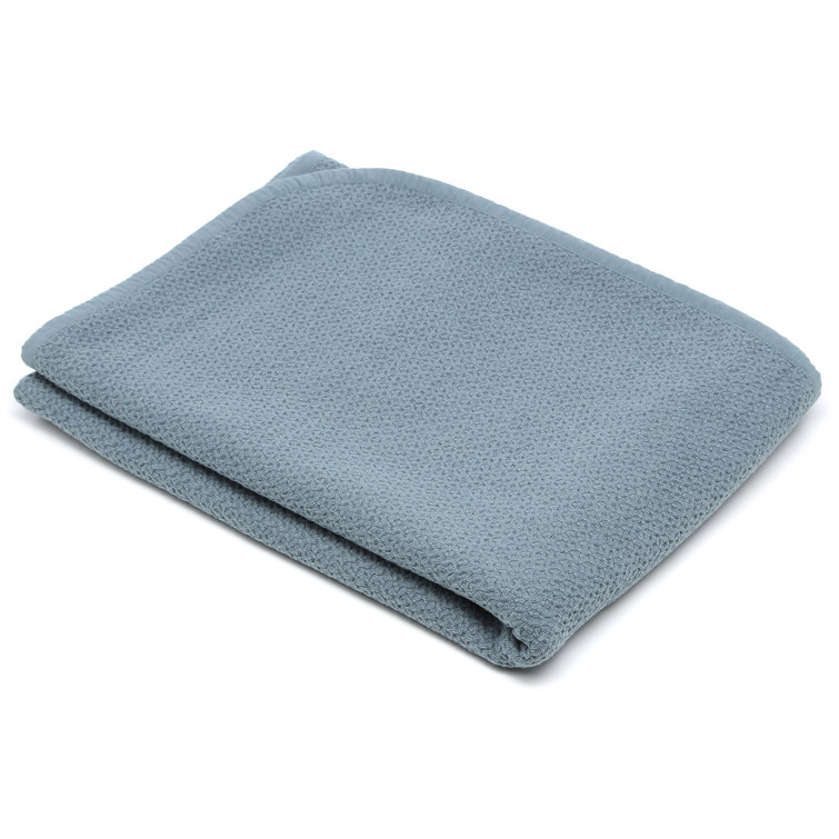 King Size Ginger Organic Cotton Woven Blanket