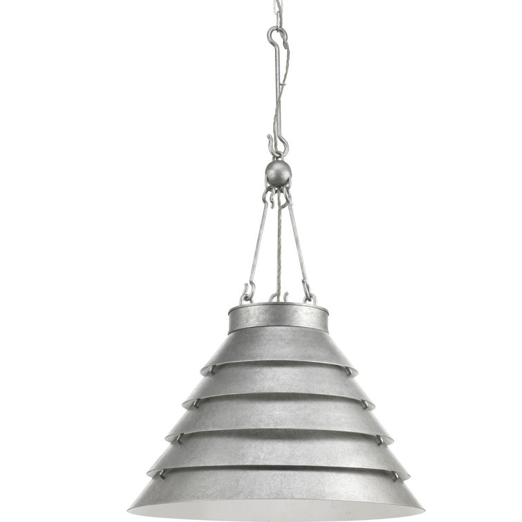 Galvanized Steel 26.5" Industrial Pendant Light