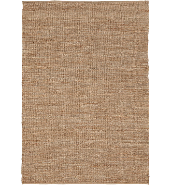 Pricol Tan Hand-Woven Wool & Viscose Rectangular Rug