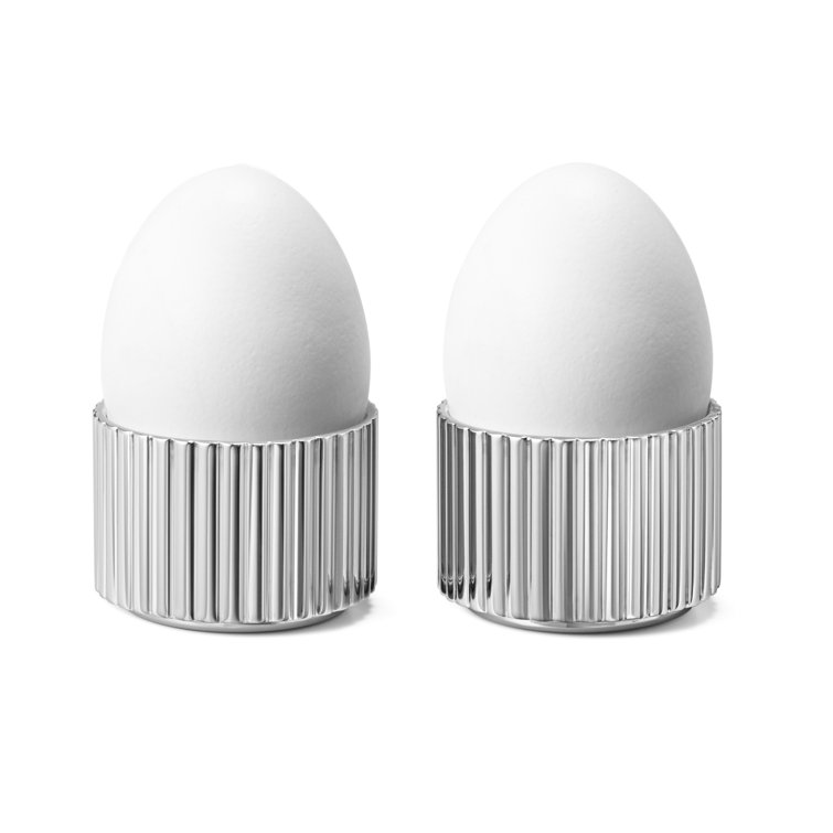 Bernadotte Stainless Steel Art Deco Egg Cup Set