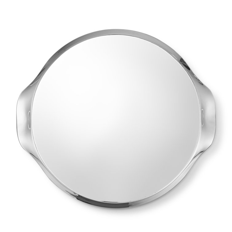 Stainless Steel Oval Wine and Bar Serving Tray