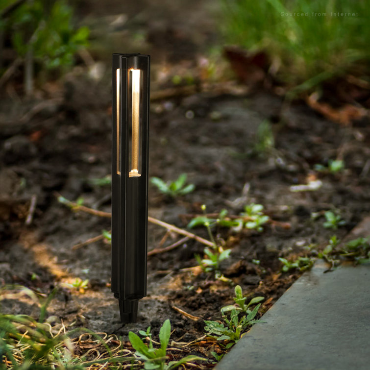 Black Aluminum LED Pathway Lights Multipack with Warm White Glow