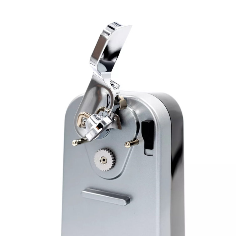 Chrome Electric Can Opener with Power Cut Blade