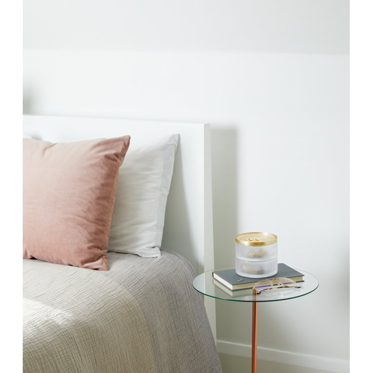 Tesora Brass and Glass Two-Tier Jewelry Box