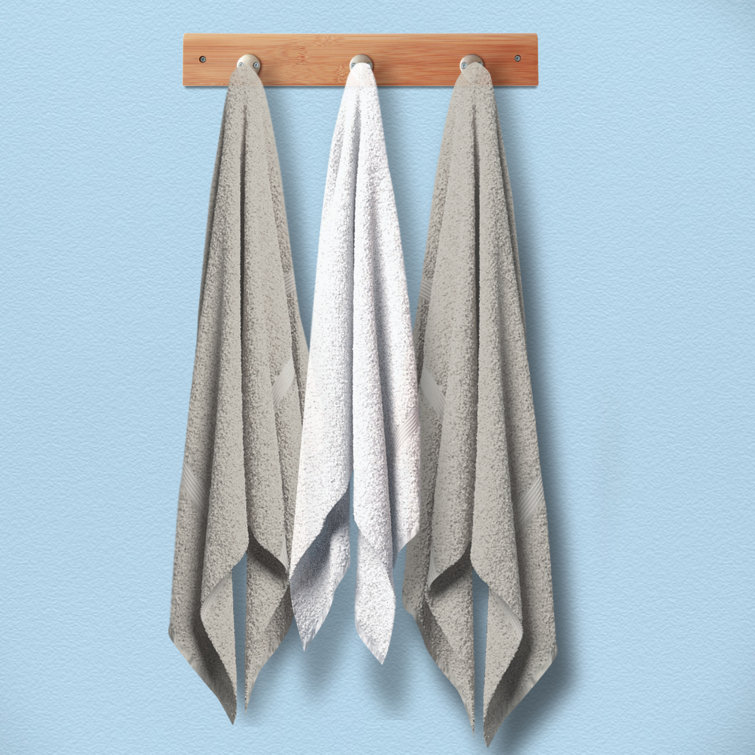 Bamboo and Stainless Steel Wall Mounted Towel Hook