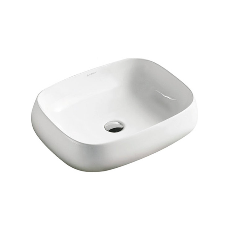 Chateau 22" Glossy White Ceramic Vessel Sink