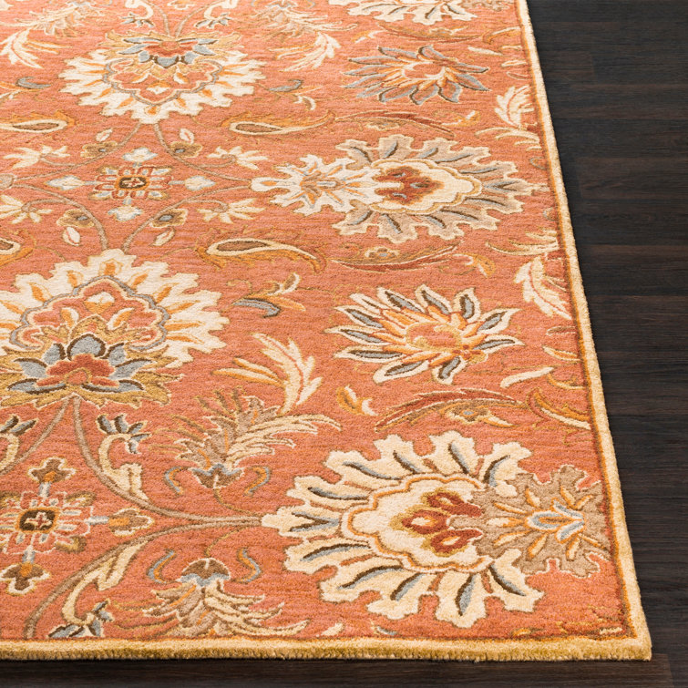 Hand-Tufted Artisan Wool Rug in Rich Red, 2'x3'