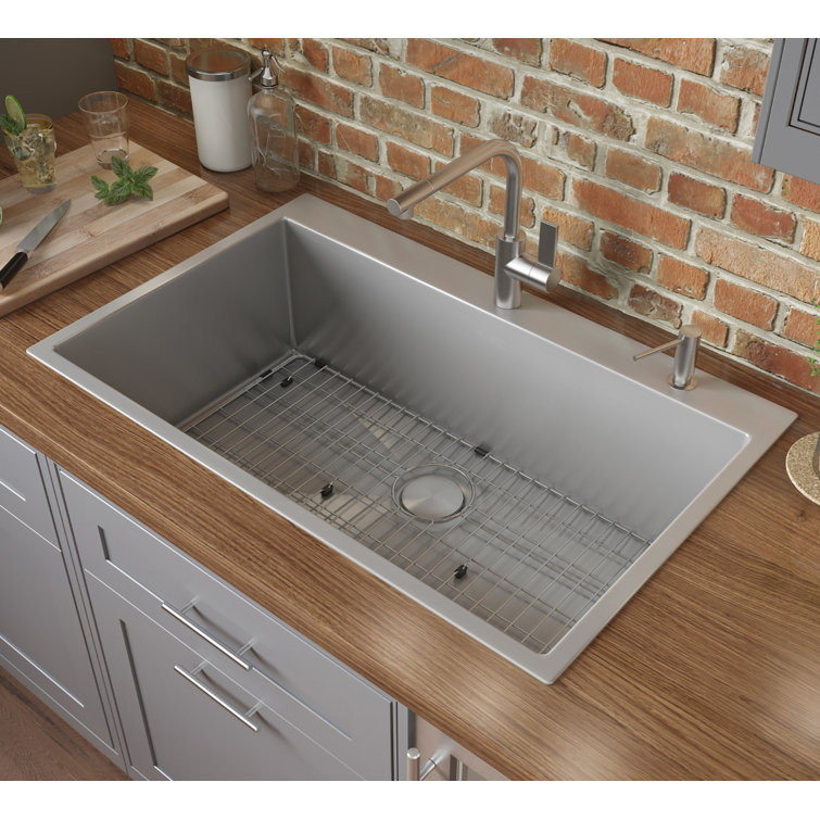 Ruvati 31-inch Stainless Steel Single Bowl Kitchen Sink
