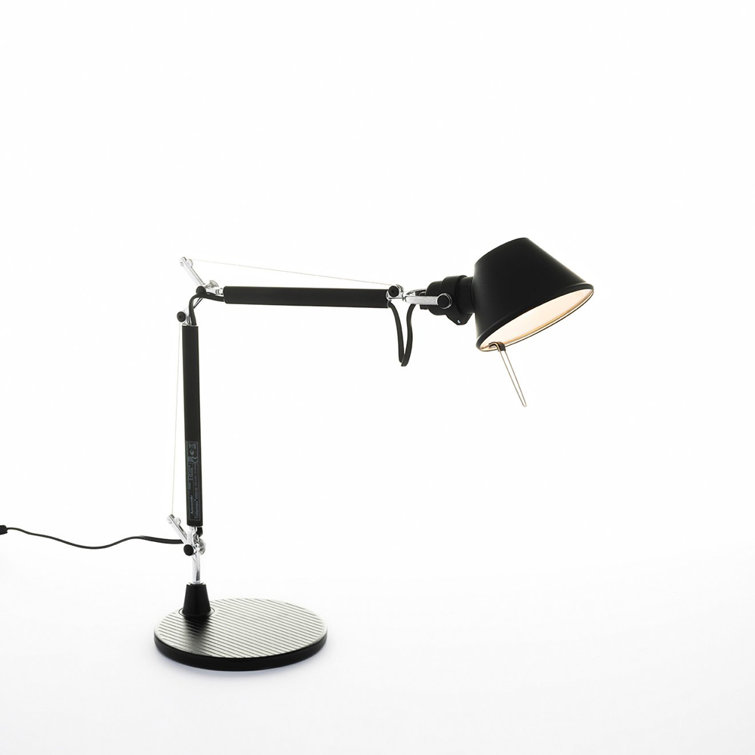 White Adjustable Mini Clip-on Table Lamp
