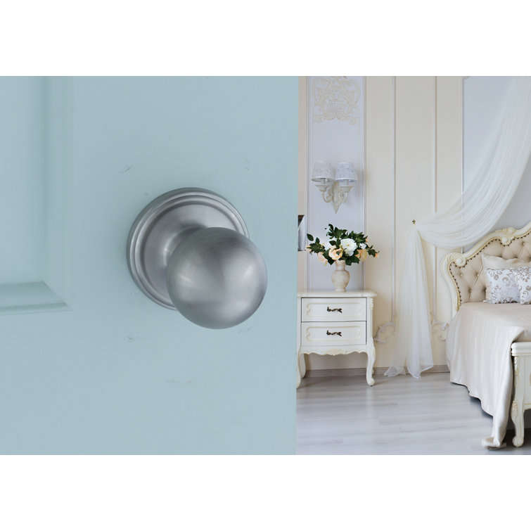 Satin Stainless Steel Full Ball Passage Door Knob