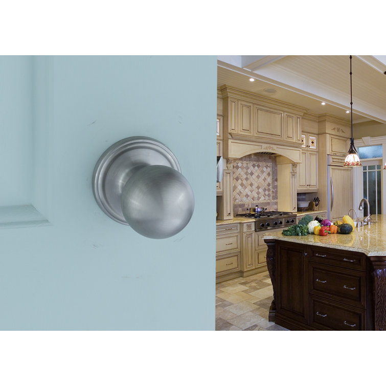 Satin Stainless Steel Full Ball Passage Door Knob