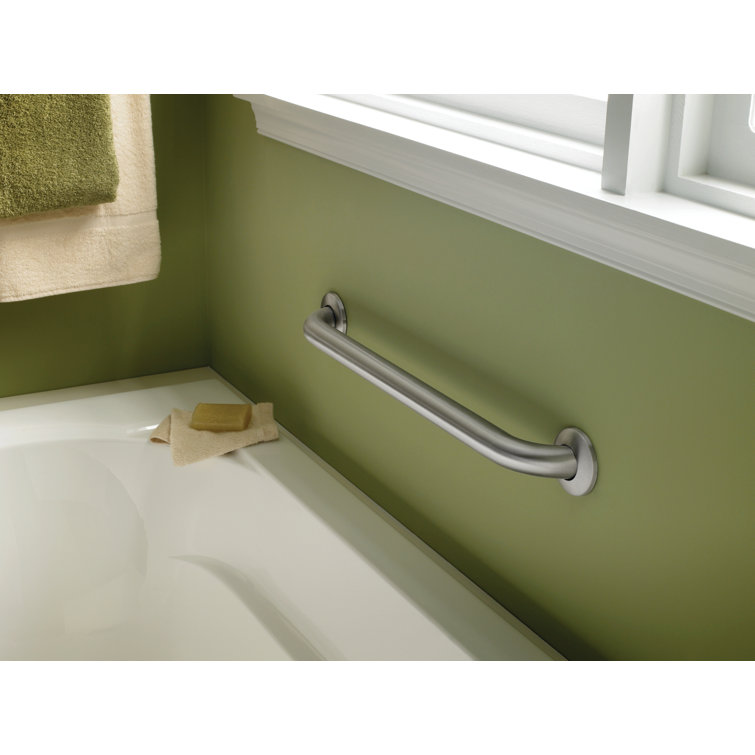 Stainless Steel 16" Concealed Mount Safety Grab Bar