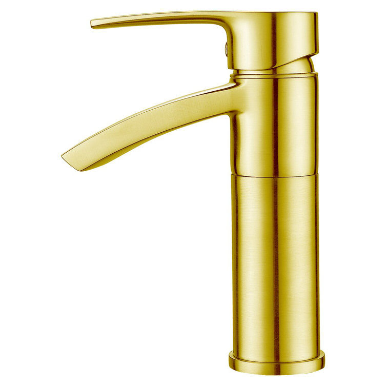 Ariana Brushed Gold Single-Handle Bathroom Faucet