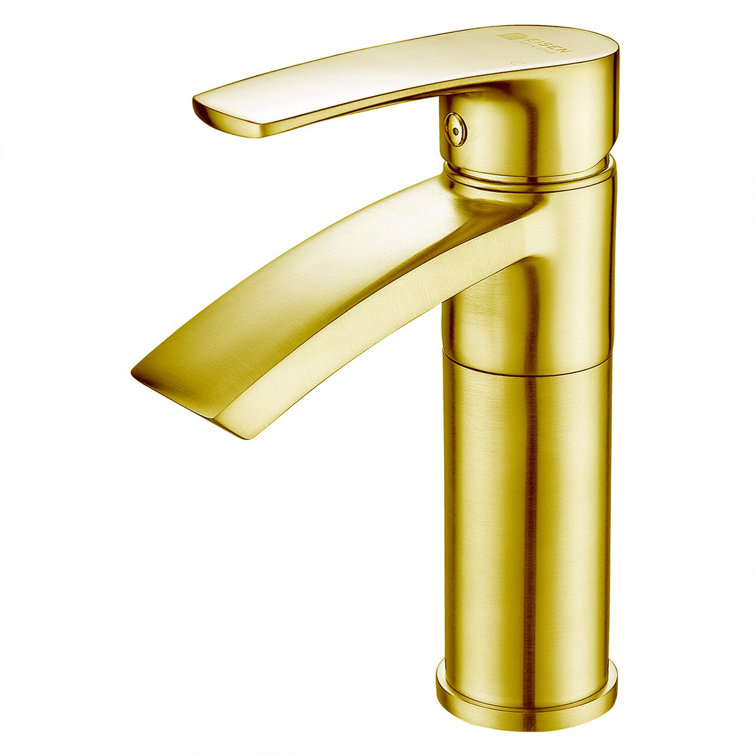 Ariana Brushed Gold Single-Handle Bathroom Faucet
