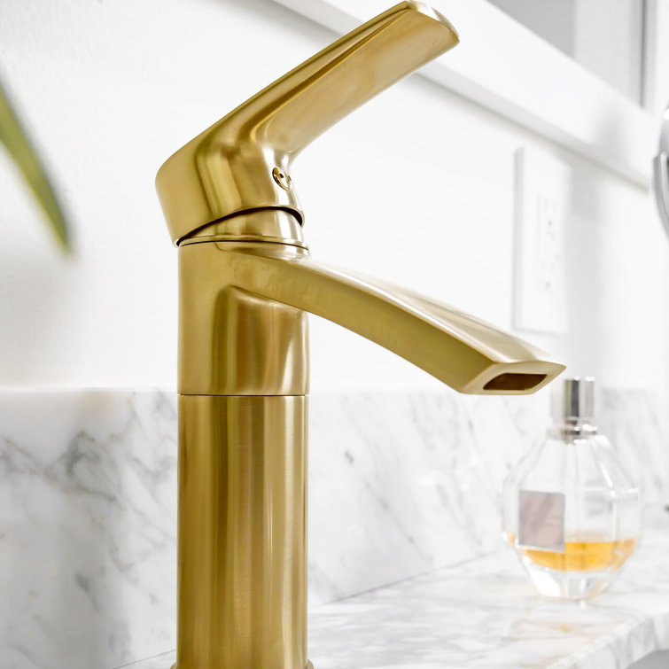 Ariana Brushed Gold Single-Handle Bathroom Faucet