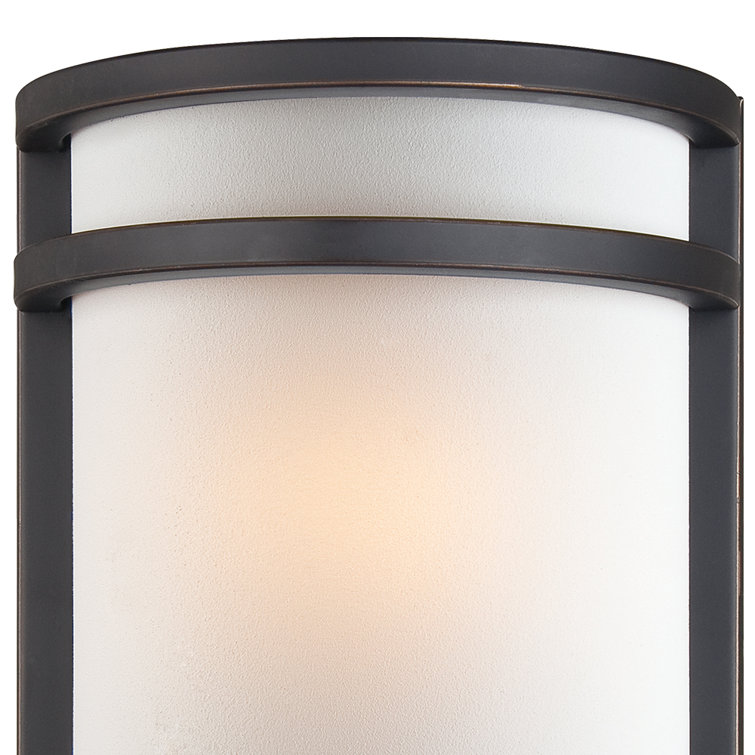 Restoration Bronze Direct Wired Dimmable Sconce with French Scavo Glass