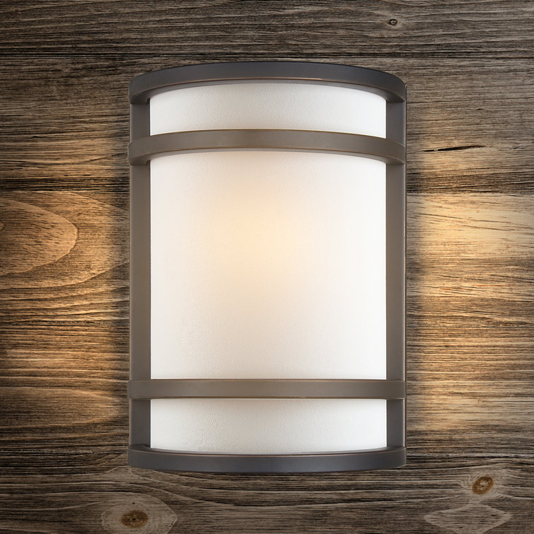 Restoration Bronze Direct Wired Dimmable Sconce with French Scavo Glass