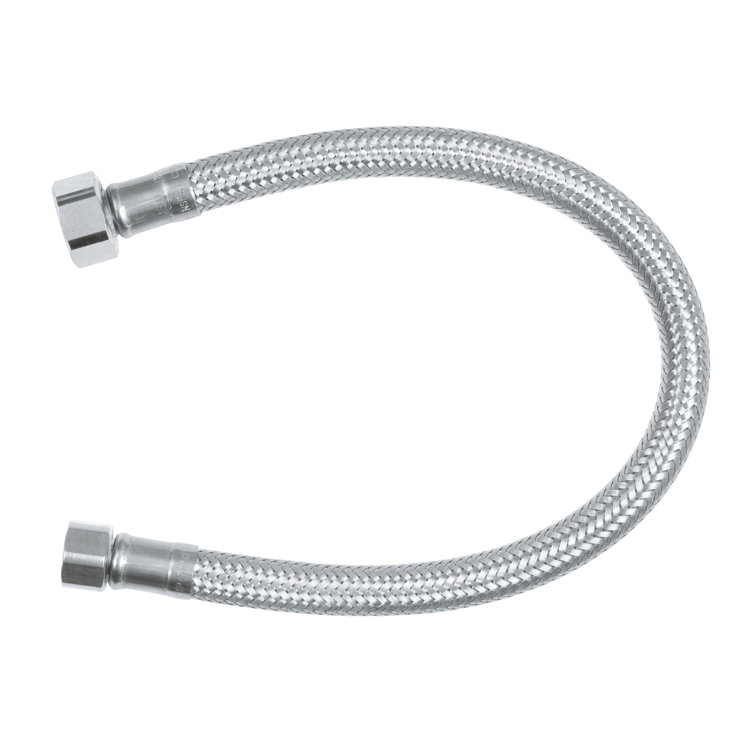 Chrome Flexible Metal Supply Hose for Faucets