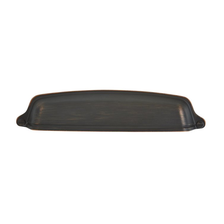 Oil Rubbed Bronze Cabinet Cup Pull with Mounting Hardware