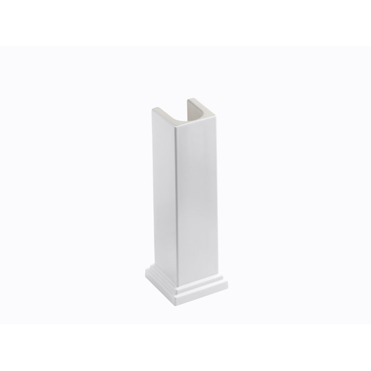Tresham White Fireclay Pedestal Sink Base