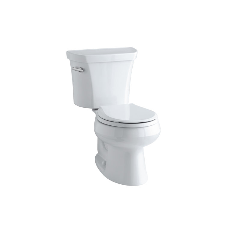 White High Efficiency Round Two-Piece Toilet