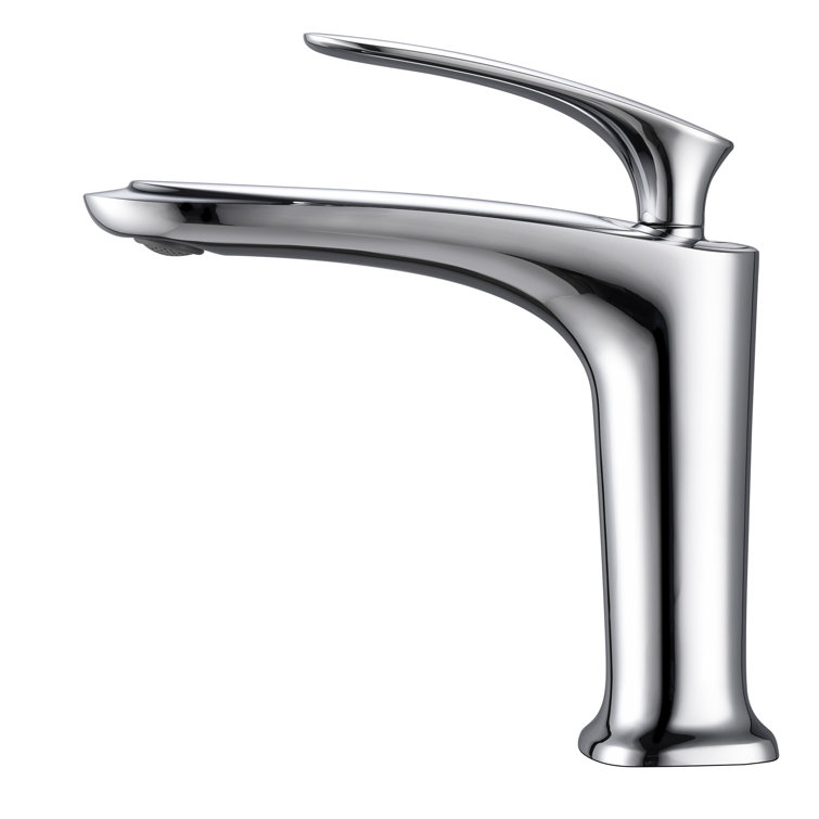 Brianna Polished Chrome Single Hole Bathroom Faucet