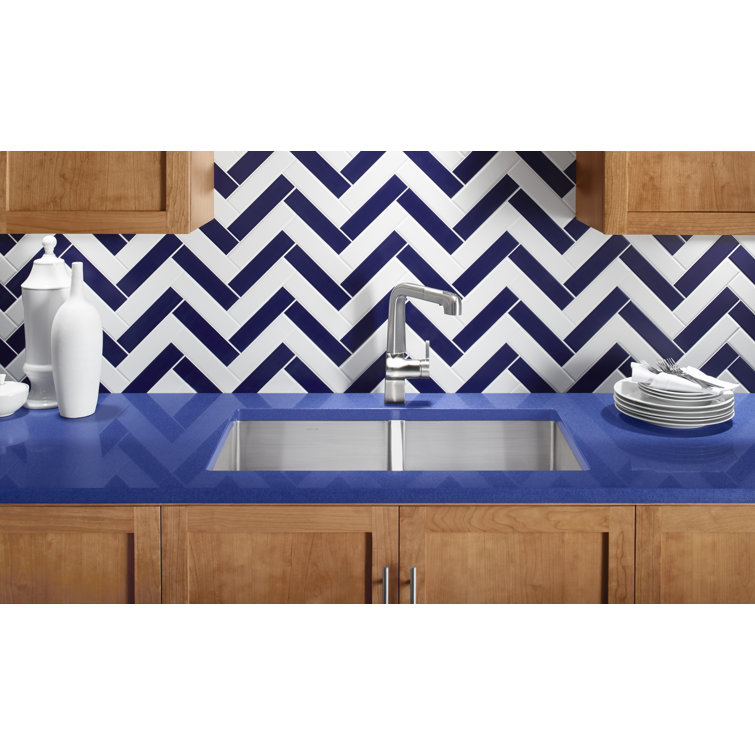 Strive 32" Stainless Steel Double Bowl Undermount Kitchen Sink