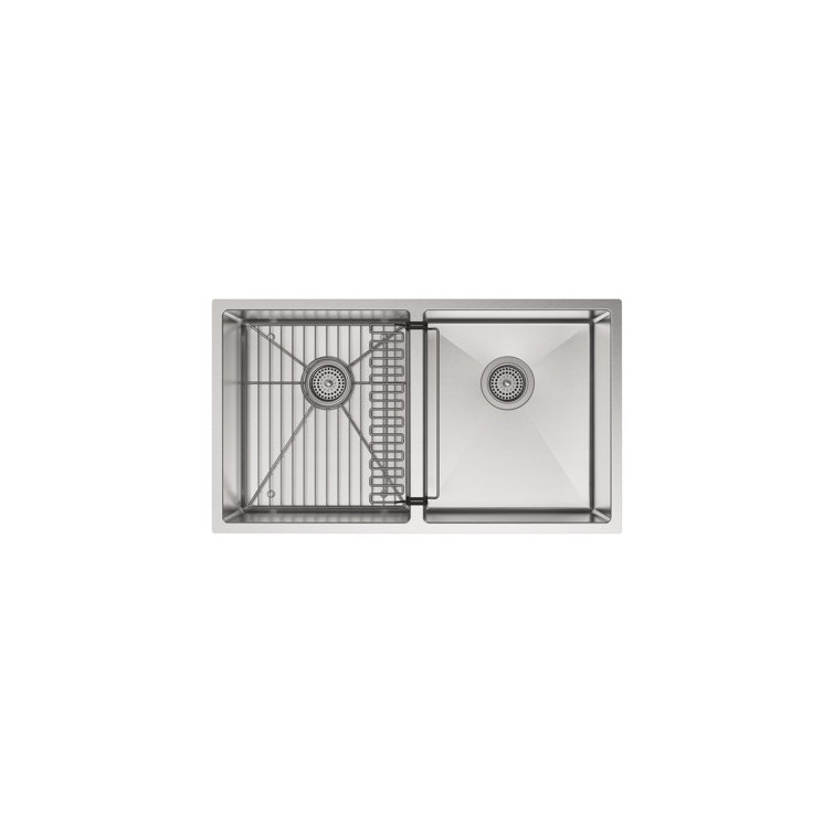 Strive 32" Stainless Steel Double Bowl Undermount Kitchen Sink