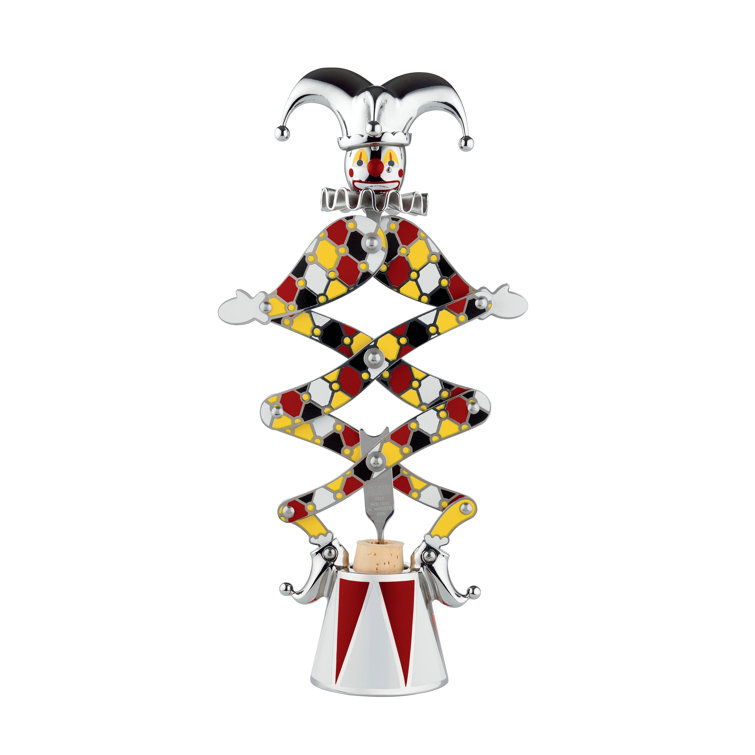 Multicolor Stainless Steel Jester Corkscrew by Marcel Wanders