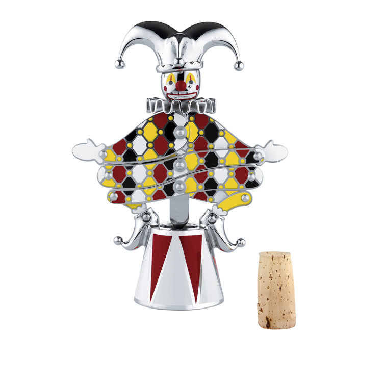 Multicolor Stainless Steel Jester Corkscrew by Marcel Wanders