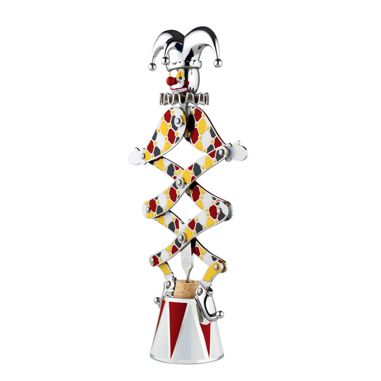 Multicolor Stainless Steel Jester Corkscrew by Marcel Wanders