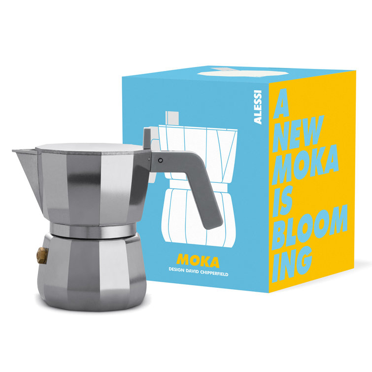 Aluminum 1-Cup Moka Espresso Coffee Maker