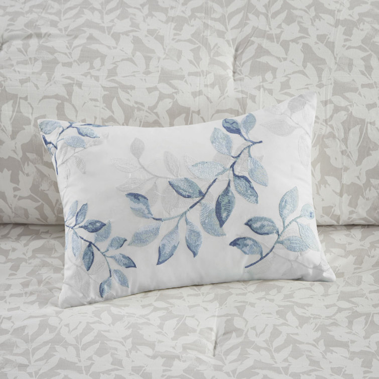 Blue Twin Microfiber Reversible Bed in a Bag Set
