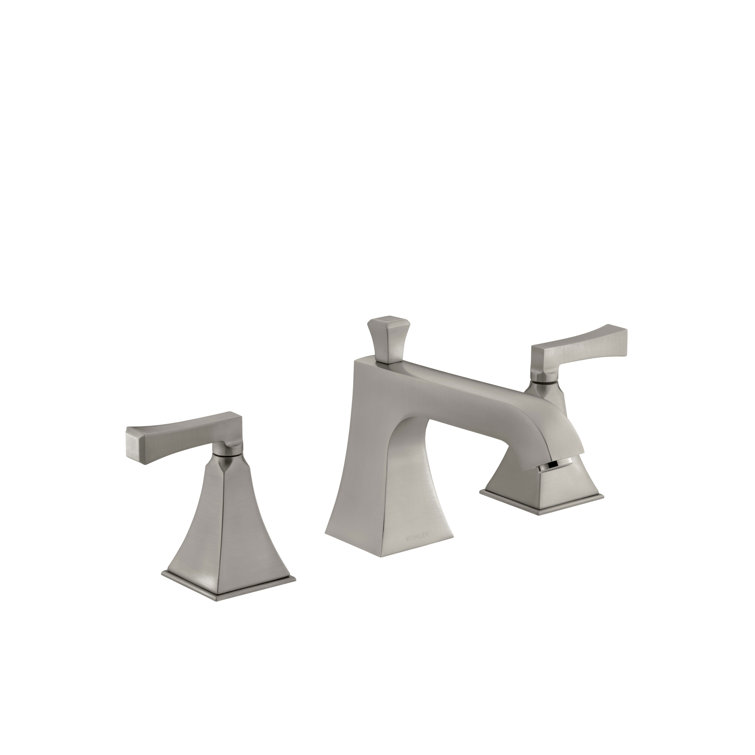 Memoirs Brushed Nickel Double Handle Deck-Mount Bath Faucet